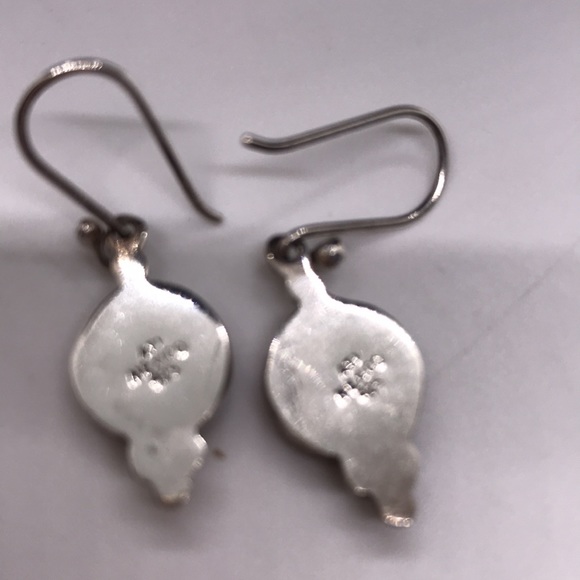 Vintage Carnelian ATI 925 Silver Mexico Wire Earring Set - Picture 6 of 8